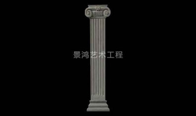 grc水泥欧式构件雕塑型罗马柱