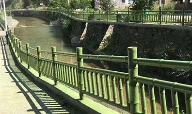 贵州竹子护栏